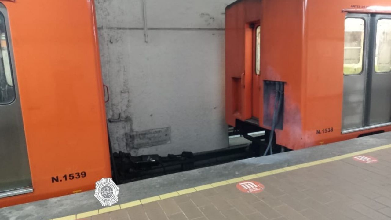 Vagones del Metro se separan en la estación Polanco; Desalojan a los usuarios