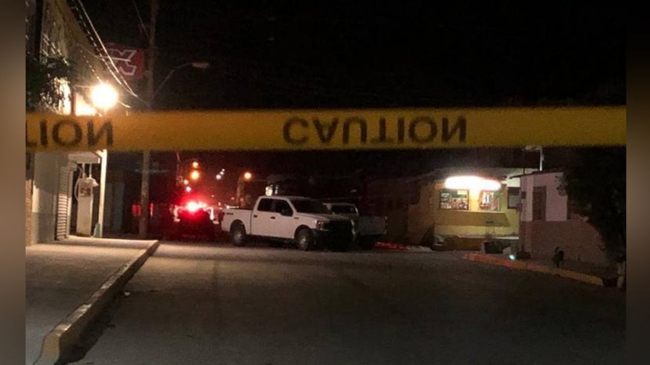 Acordonan el sitio del crimen