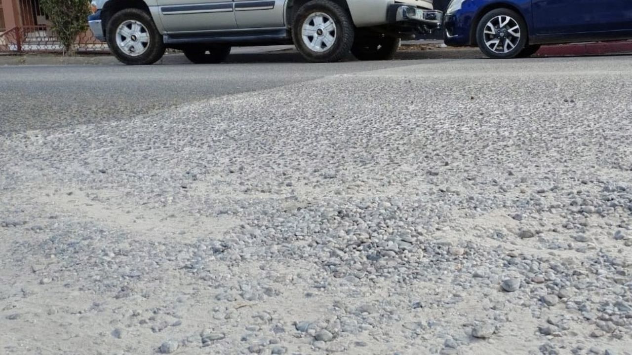 Cruceros de concreto hidráulico en Navojoa duraron solo cuatro meses