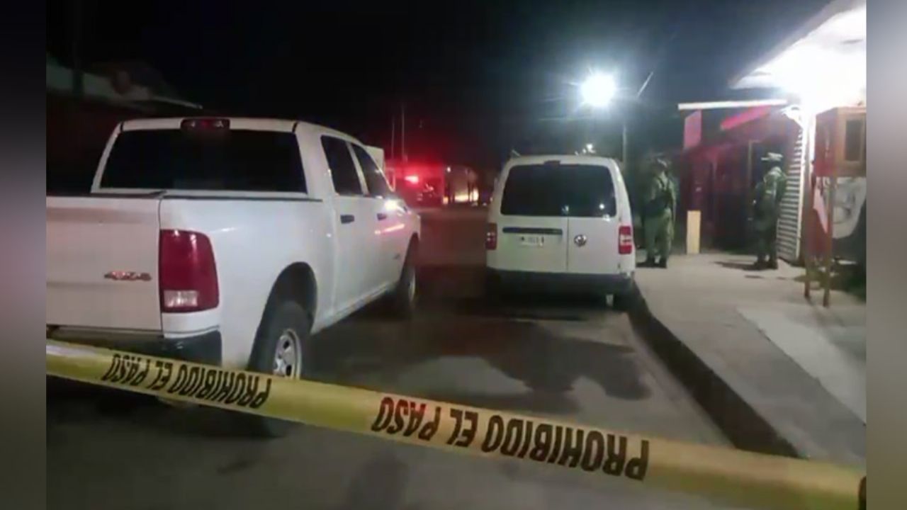 Autoridades llegan al sitio