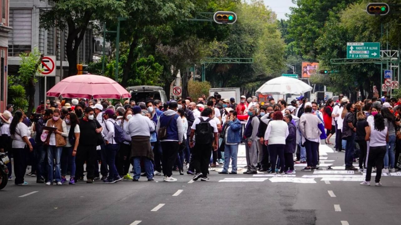 Marchas y bloqueos en CDMX