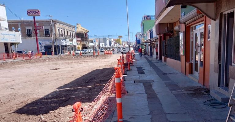 Comerciantes afectados por obras de la Serdán en Guaymas