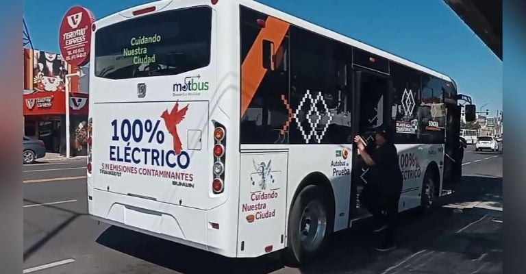 Autobuses eléctricos son puestos a prueba por calles de Ciudad Obregón