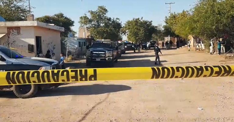 Acordonan el sitio del crimen