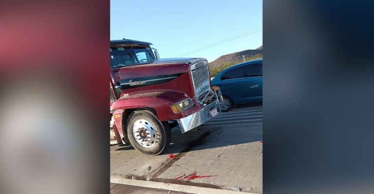 Múltiple choque carretero, al sur de Empalme -Hernán Rivera Sánchez