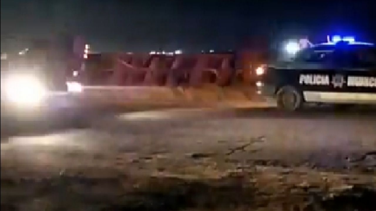 Autoridades se movilizaron por un accidente en Ciudad Obregón, Sonora. Foto: Facebook