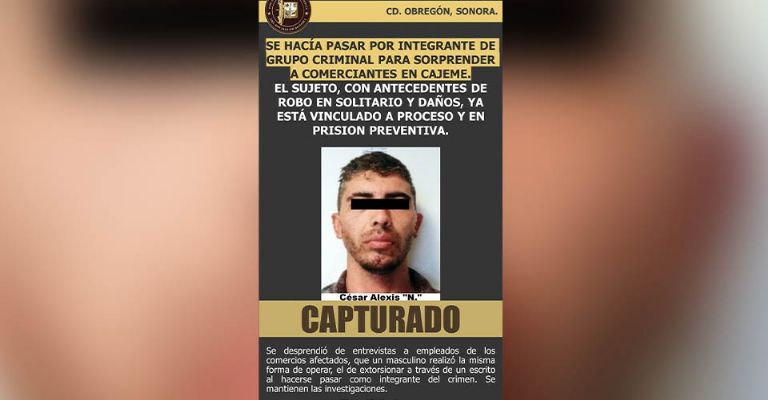 Juez vincula a proceso a César Alexis en Ciudad Obregón