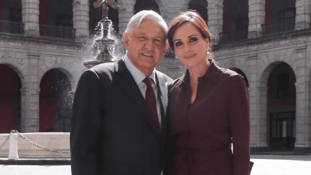 Lilly Téllez y AMLO 