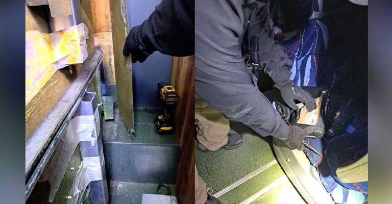 Detienen a dos personas que transportaban fentanilo en Huatabampo