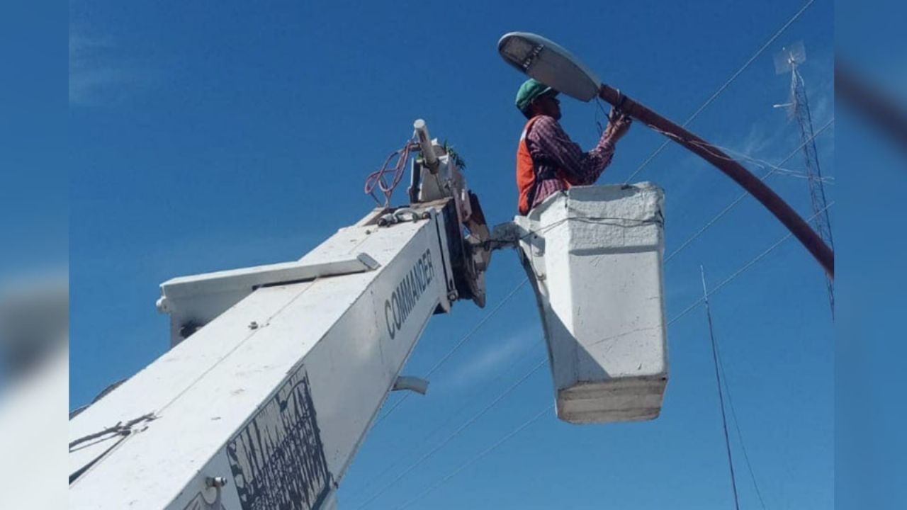 Colocación de las luminarias