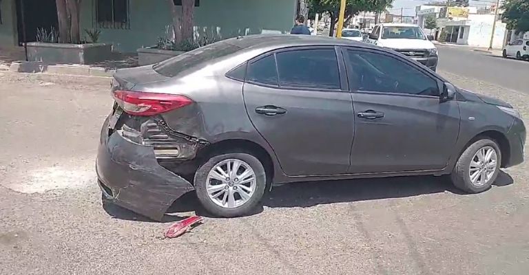 Se registra choque en Ciudad Obregón