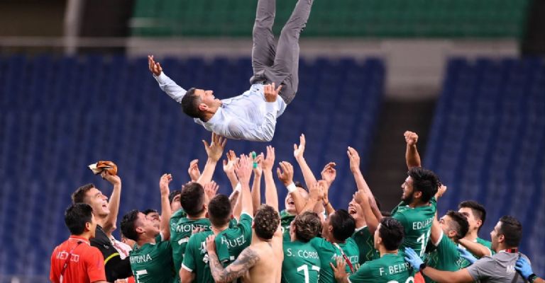 Jimmy Lozano con la Selección Olímpica