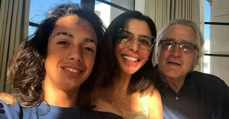 Robert, Drena y Leandro De Niro