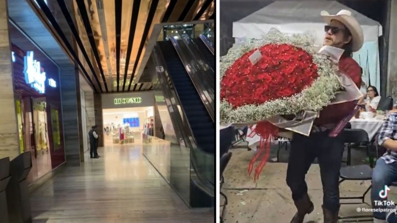 Tiktoker ‘Flores, el Patrón’ provoca pánico en Plaza Artz; reportan balacera y se hace viral en redes