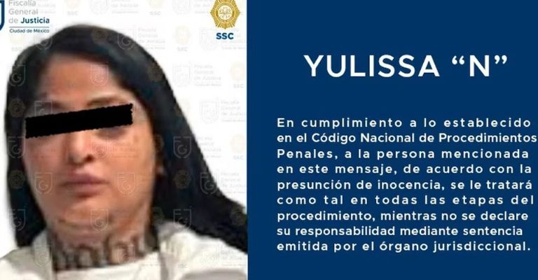 Con una fianza de 10 mil pesos, liberan a la tiktoker Yulissa tras ser detenida con su novio en CDMX