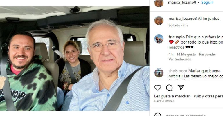 Tras ser reportado como desaparecido, Ricardo O'Farrill reaparece en redes junto con su familia
