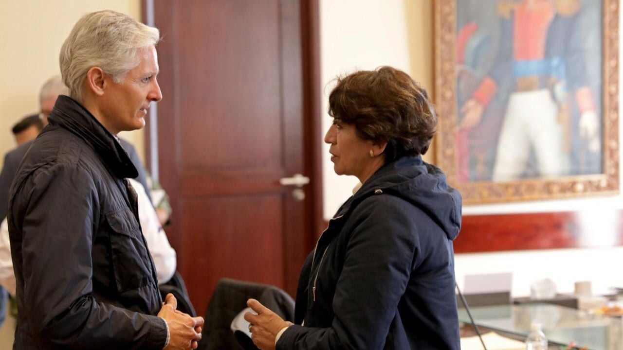 Inicia el cambio en Edomex: Alfredo del Mazo y Delfina Gómez se reúnen; comienza la transición