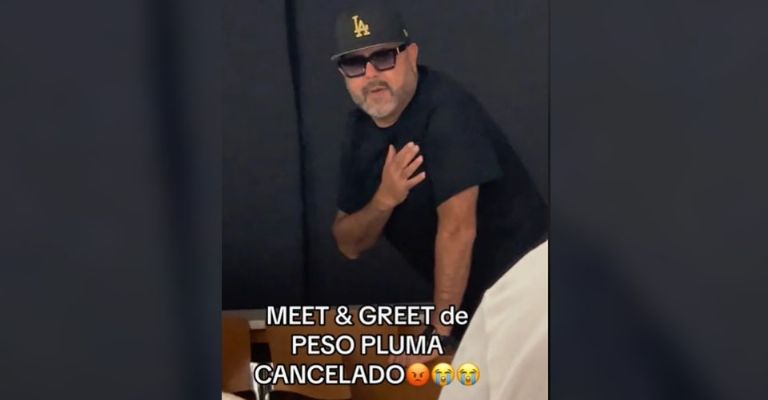 Peso Pluma cancelaría convivencia con admiradores por estar 'crudo'