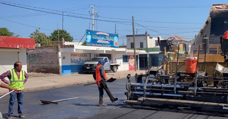 Se han destinado 25mdp del Repuve para la pavimentación de Cajeme