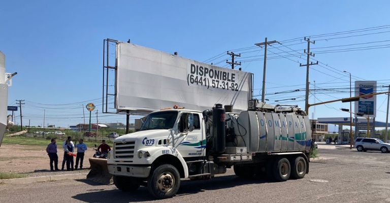Ciudad Obregón: Oomapasc realiza quinta jornada de desazolve y limpieza de la red sanitaria