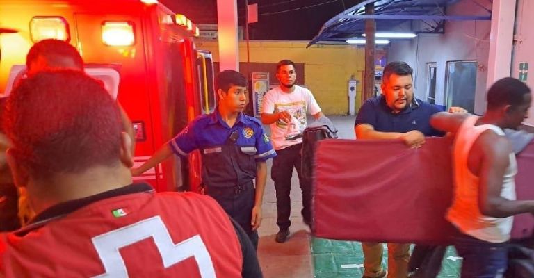 Cruz Roja de Empalme brinda atención a 42 migrantes originarios de África