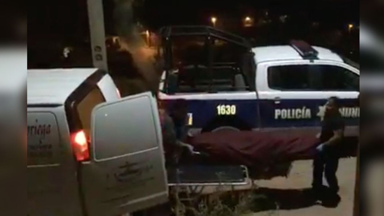 Autoridades llegan al sitio