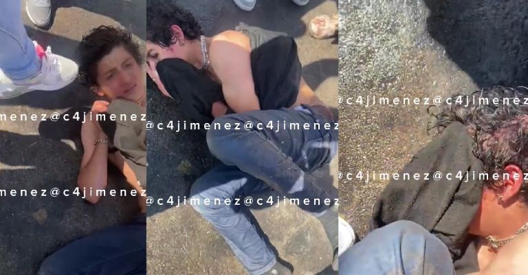 Ladrón es brutalmente golpeado