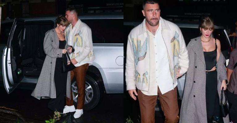 Taylor Swift y Travis Kelce hacen formal su relación en romántica cena