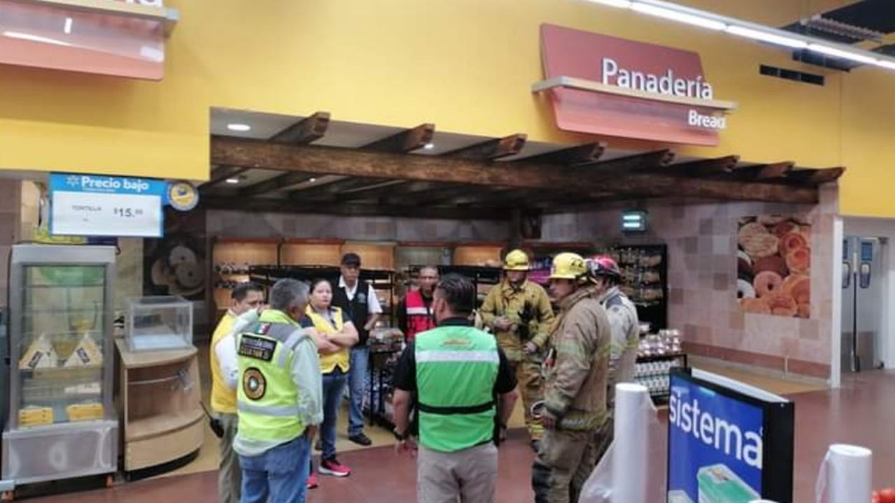 Fuga de gas en tienda Waltmar de Guaymas ocasiona evacuación de 108 personas