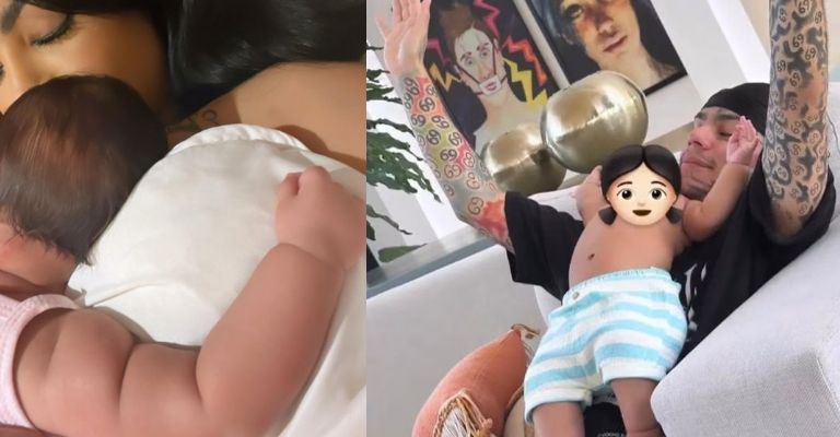 Anuel AA no confiaría en Tekashi y le quitaría la custodia de su hija a Yailin