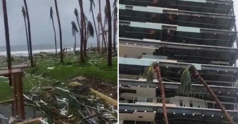 Lety Calderón perdió su departamento con el Huracán Otis