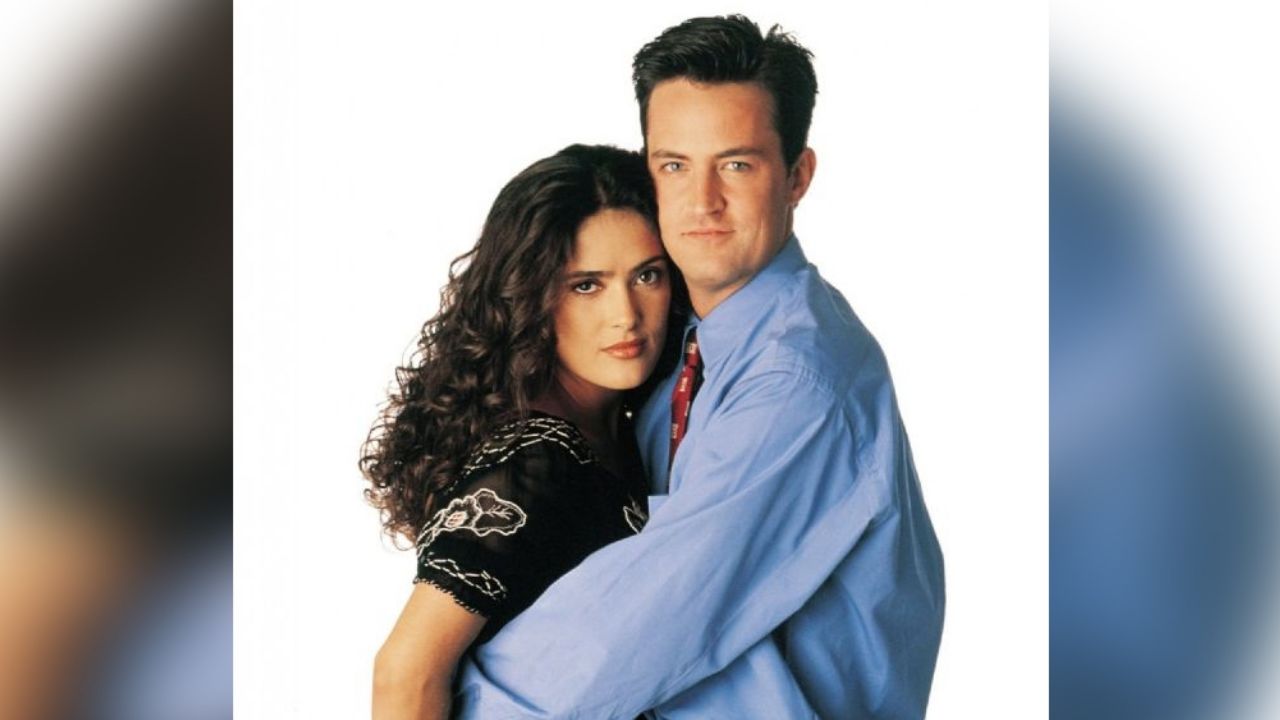 Salma Hayek habla del funeral de Matthew Perry