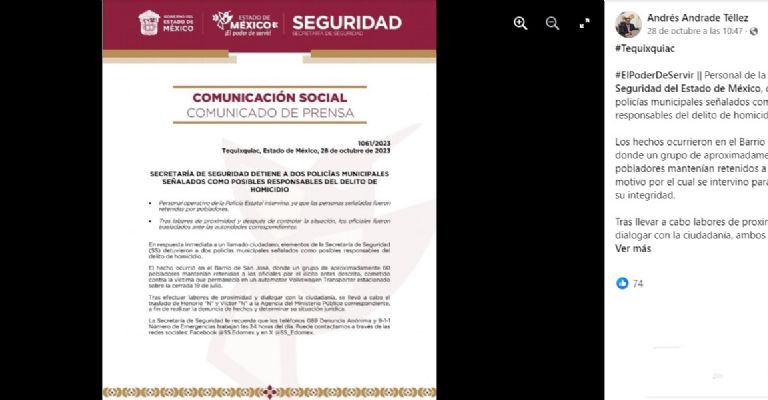 Turba Lincha a Policías en Tequixquiac Tras la Muerte de un Adolescente