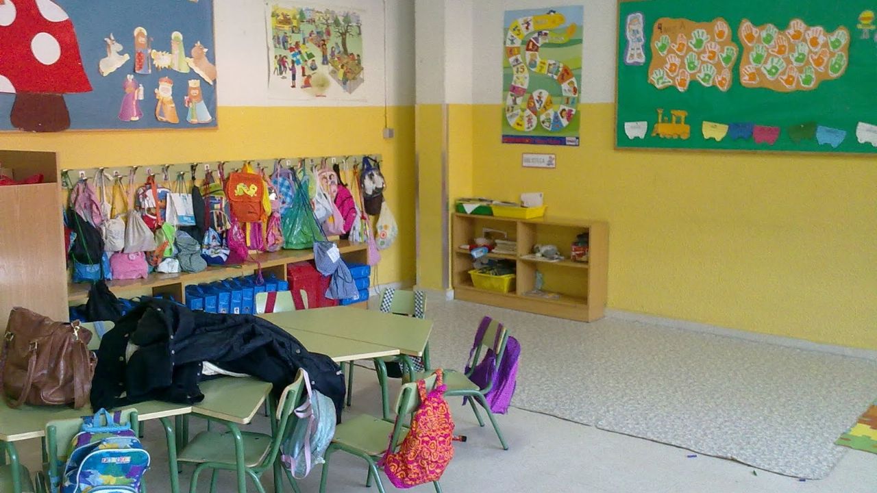 Niños se esconden debajo de sus escritorios por balacera entre policía y grupo armado