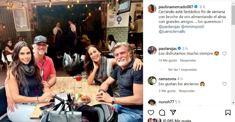 Paola Rojas presume a su novio