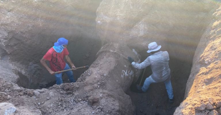 Oomapasc inicia trabajos de reparación de colector