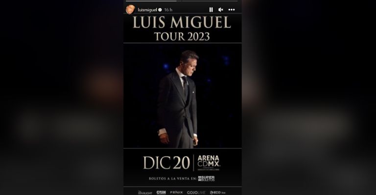 Luis Miguel abre nueva fecha para su Tour 2023