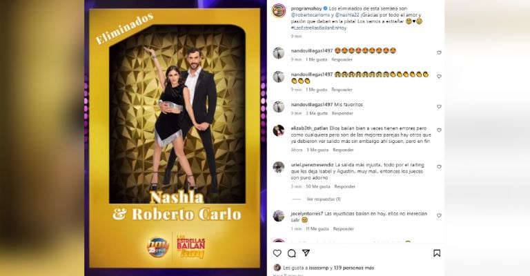 Roberto Carlo fue eliminado de Las Estrellas Bailan en Hoy y en Televisa lo consideran injusto