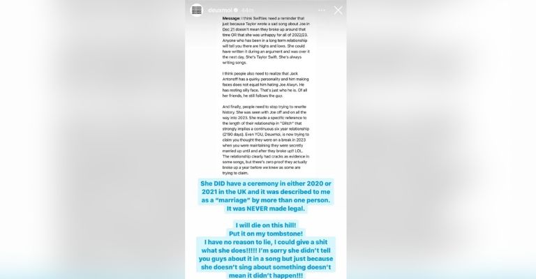 Taylor Swift recibe apoyo de familia de Travis Kelce ante rumos de Joe Alwyn