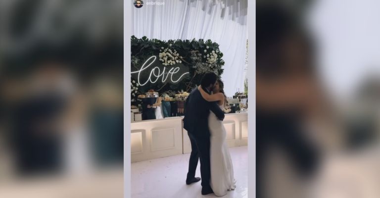 Michelle Renaud y Matías Novoa confirmarían embarazo en su boda de esta manera