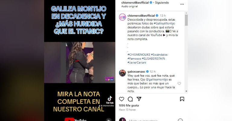 Galilea Montijo es humillada en Chisme No Like por esto