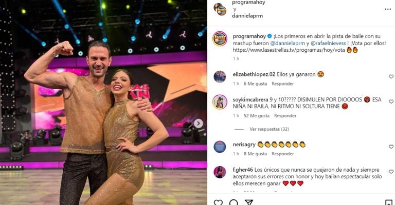 Daniela Parra llora en Hoy y manda mensaje a su padre en Las Estrellas Bailan en Hoy