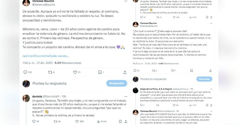 Daniela Parra se lanza contra Vanessa Bauche ante ataques a la actriz de Televisa