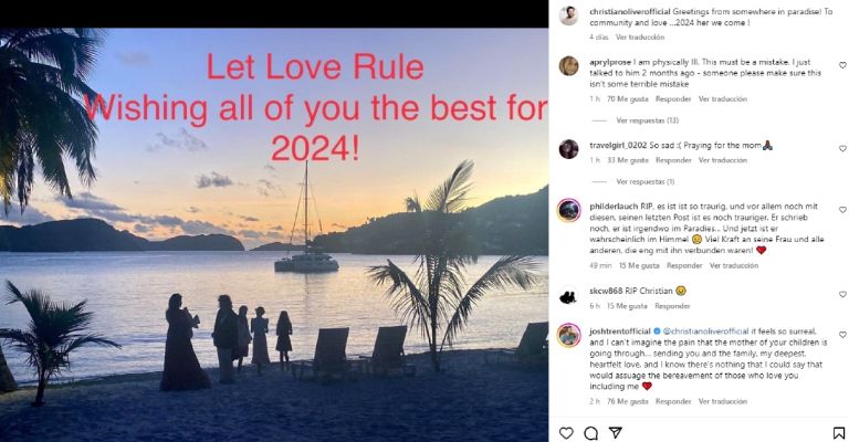 Christian Oliver fallece con sus dos hijas tras desplome de su avioneta