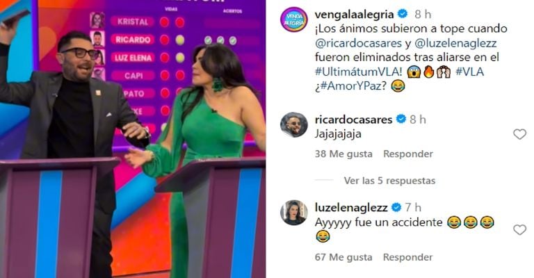 Luz Elena González da tremendo golpazo a Ricardo Casares en la cara en vivo de Venga la Alegría