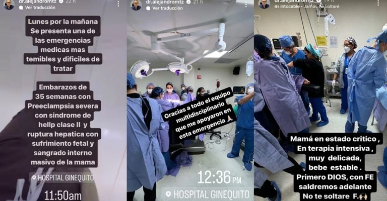 Doctor de Fabiola Yazmín Ortega comparte fotos del quirófano al tenerla en plena cirugía