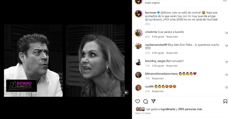 Ingrid Martz le da bofetón a Burro Van Rankin por este motivo