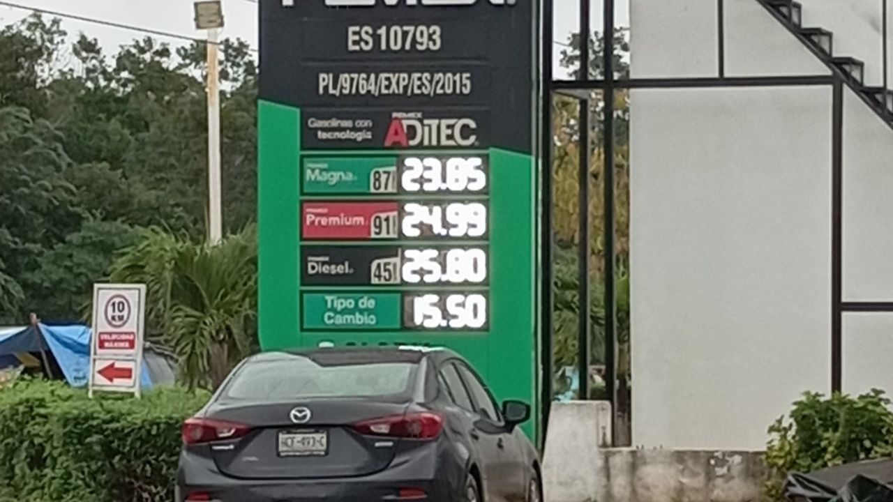 Precio de la Gasolina en México 22 de febrero