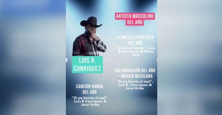 Sonorenses como Christian Nodal y Carín León lideran nominaciones en Premios Lo Nuestros 2024