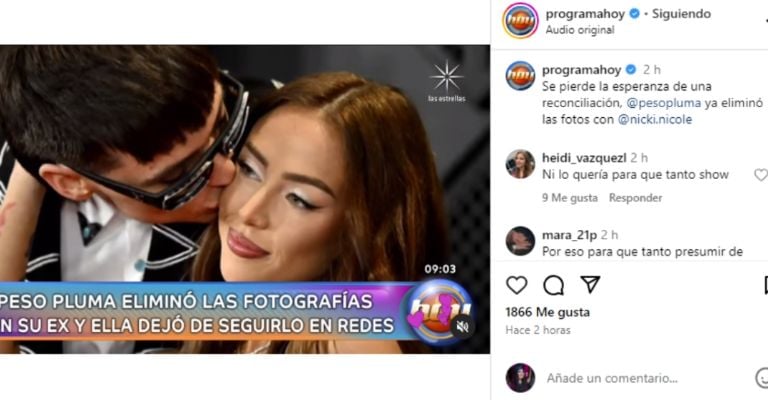 Peso Pluma toma drástica decisión para no saber de Nicki Nicole